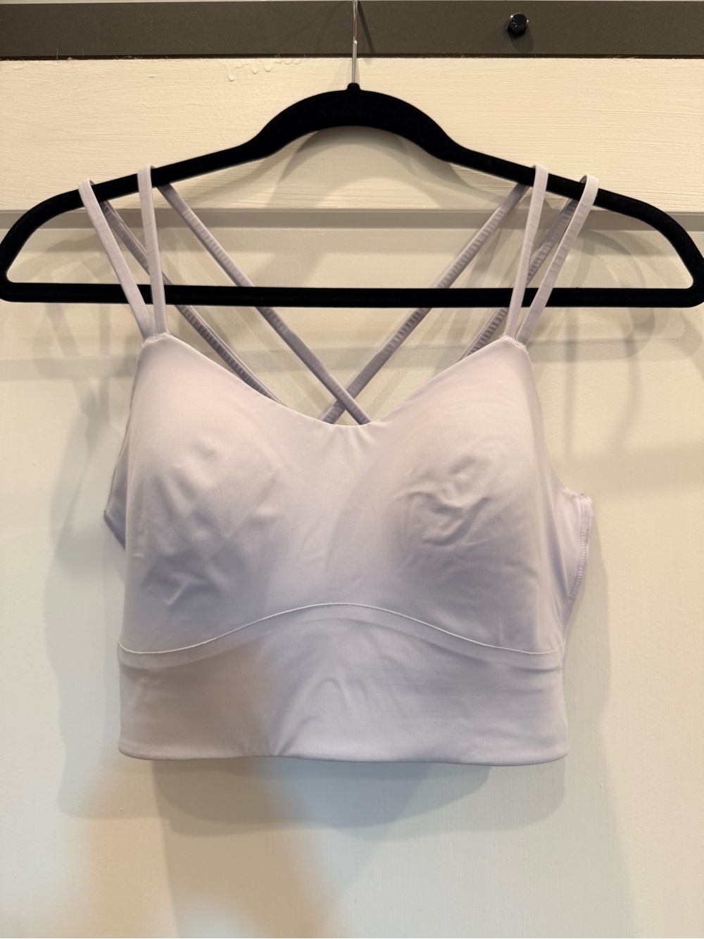 lululemon athletica Light Lavender Double-Strap Longline Bralette